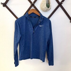 Nike Dri-FIT Heathered Blue Top